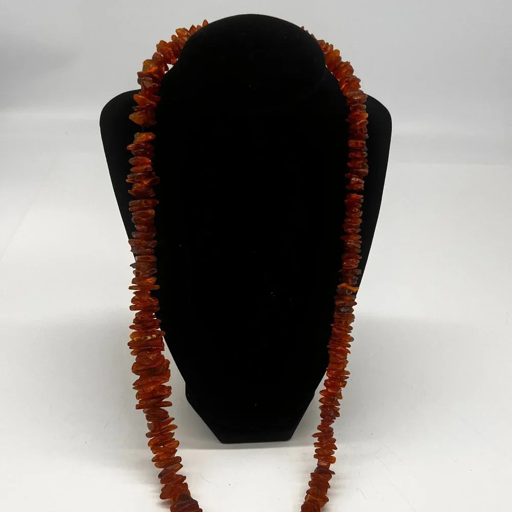 Raw Amber Necklace - Picture 1 of 4
